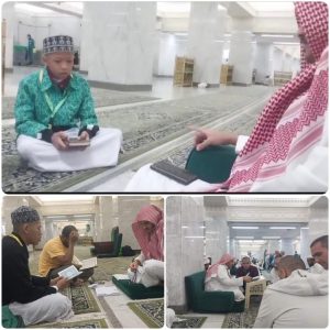 Pada hari Jumat 1 Februari 2024, kami dengan senang hati ingin mengumumkan bahwa ananda Immamul Muttaqien Habib El Hakiem, Muhammad Shidiq Al-fatih dan Daffa Shafwan Rabbani Esa telah berhasil menyelesaikan tahap hafalan mereka di bawah bimbingan syekh Ibadurrahman Habib El Hakiem, yang merupakan penerima sanad Tertinggi di Dunia.  Ketiga ananda tersebut telah menyelesaikan hafalan mereka dengan baik dan saat ini sedang menyerahkan hafalan mereka ke Syekh Makkah Madinah untuk masuk ke kelas hafalan serta talaqqi surah Al-Fatihah.  Kami berharap langkah ini akan membawa berkah bagi para jama'ah ibadah umroh Multazam tour Bait Qur'any.  Kehebatan dan Keunggulan dari prestasi tersebut adalah: Pertama, Bimbingan oleh Syekh Ibadurrahman Habib El Hakiem, Lc : Ananda Immamul Muttaqien Habib El Hakiem, Muhammad Shidiq Al-fatih dan Daffa Shafwan Rabbani Esa memiliki kehormatan untuk dibimbing oleh Syekh Ibadurrahman Habib El Hakiem, yang merupakan penerima sanad tertinggi di Dunia.  Bimbingan ini memberikan mereka kesempatan untuk mempelajari dan memahami Al-Qur'an secara mendalam.  Kedua, Hafalan Al-Qur'an: Setelah menyelesaikan tahap hafalan mereka, ananda Immamul Muttaqien Habib El Hakiem, Muhammad Shidiq Al-fatih dan Daffa Shafwan Rabbani Esa telah menunjukkan dedikasi dan ketekunan yang luar biasa dalam mempelajari dan menghafal Al-Qur'an.  Hafalan Al-Qur'an merupakan prestasi yang sangat berharga dan membutuhkan waktu dan usaha yang besar.  Ketiga, Kelas Hafalan dan Talaqqi Surah Al-Fatihah: Setelah menyerahkan hafalan mereka ke Syekh Makkah Madinah, ananda Immamul Muttaqien Habib El Hakiem, Muhammad Shidiq Al-fatih dan Daffa Shafwan Rabbani Esa akan melanjutkan perjalanan mereka dengan mengikuti kelas hafalan dan talaqqi surah Al- Fatihah.  Ini akan memperdalam pemahaman mereka tentang Al-Qur'an dan memperkuat hafalan mereka.